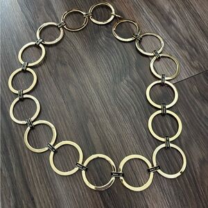 St. John Gold and Black Circle belt